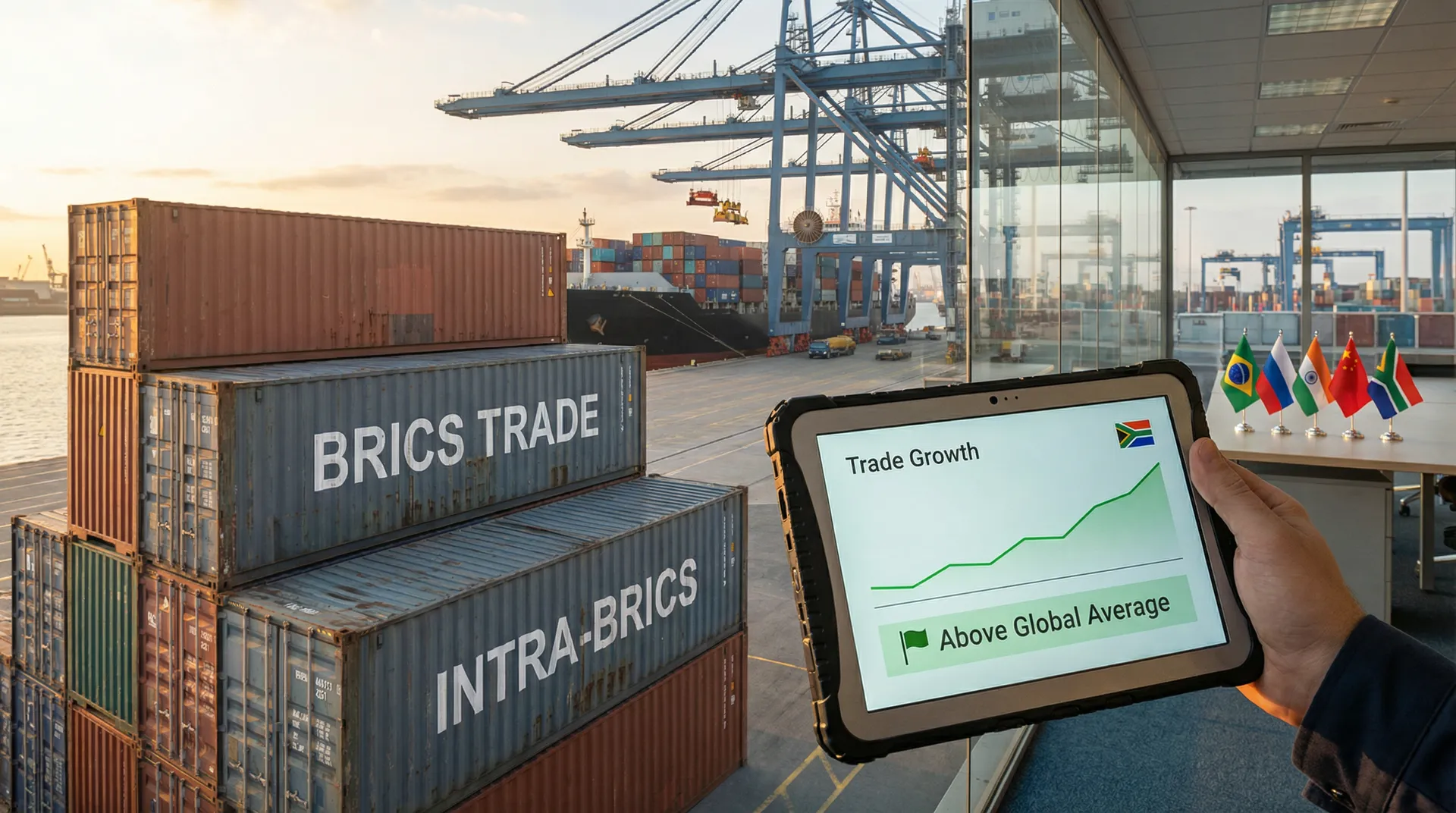 ريابكوف: التجارة داخل بريكس تنمو بشكل أسرع من التجارة العالمية